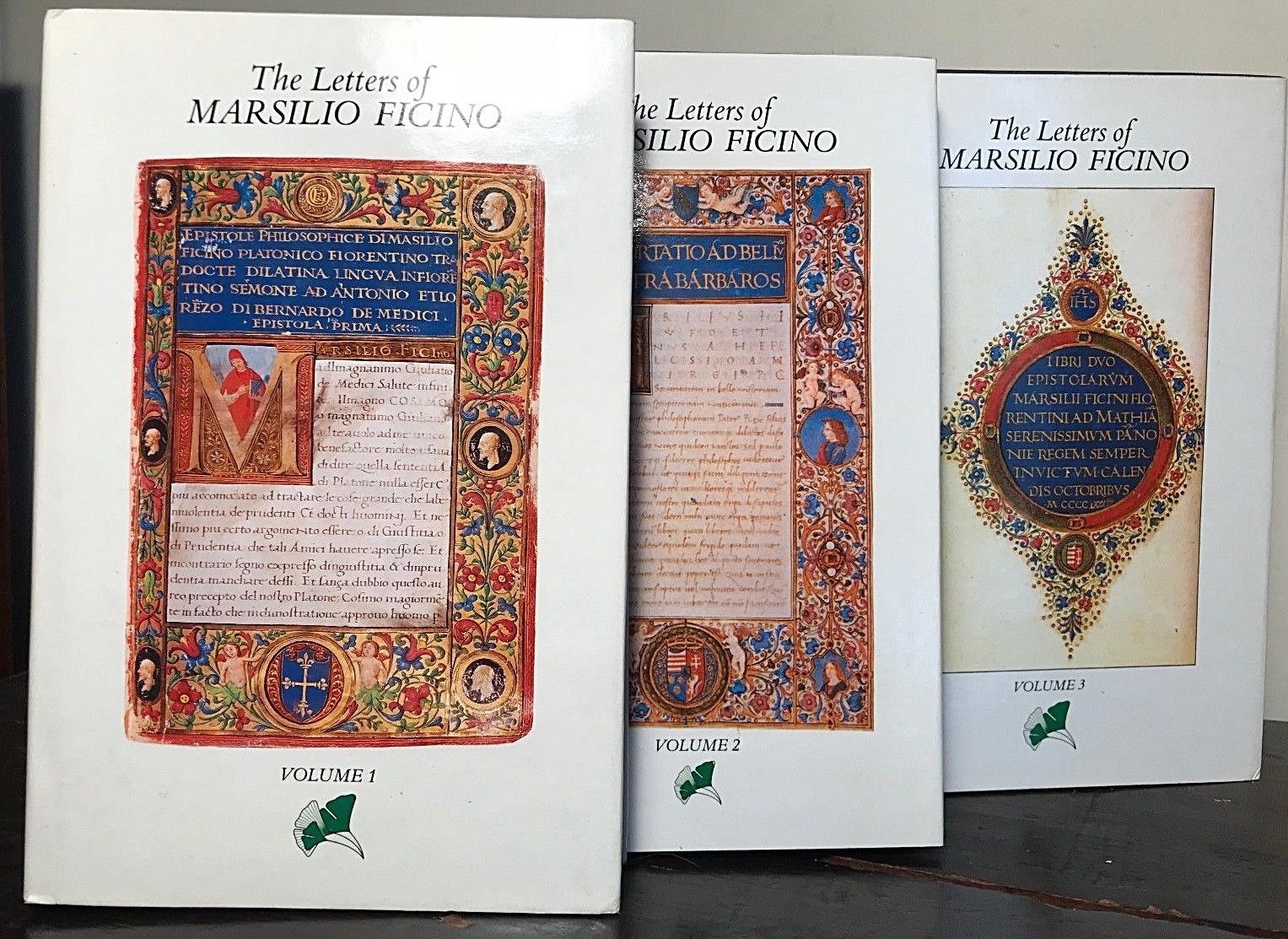THE LETTERS OF MARSILIO FICINO – KRISTELLER 1st/1st 3 Vol Set 1985, RENAISSANCE