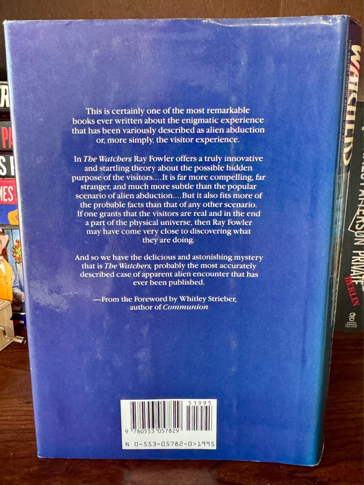 The Watchers Raymond E Fowler 1990 HC DJ Cond Fine 1st Ed FREE SHIPPING