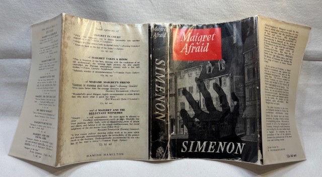 Georges Simenon, Maigret Afraid HB First UK edition 1961 Hamish Hamilton