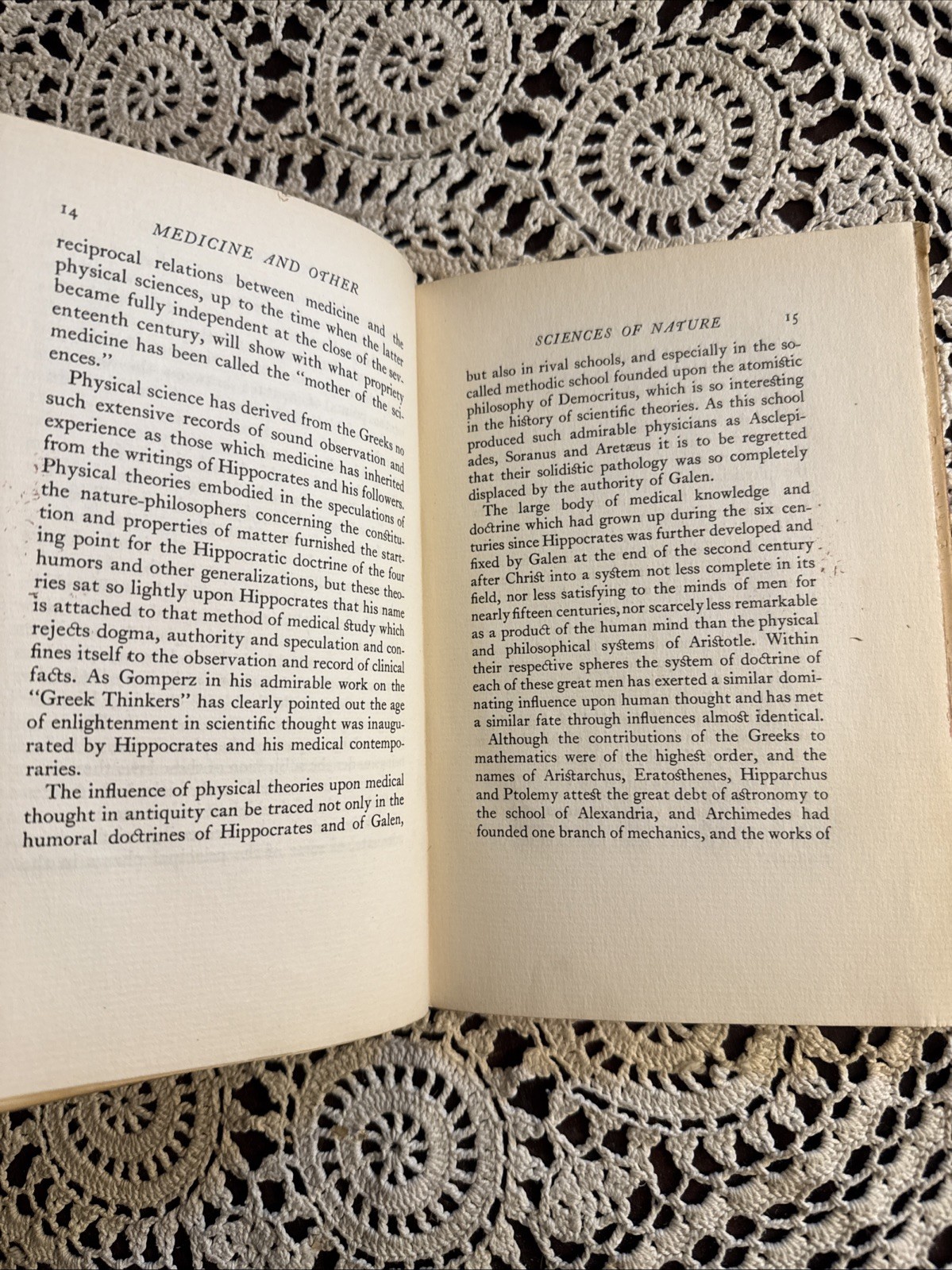 1934 WILLIAM H. WELCH Interdependence of Medicine 1st Ed Wilmer Provemance