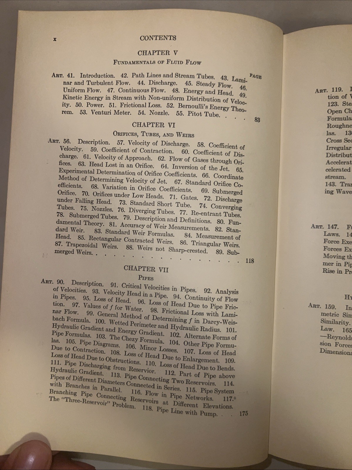 1956 Antique John Wiley & Sons Engineering Book „Hydraulics“ Fifth Edition