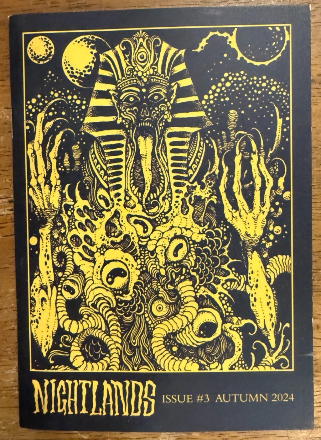 Nightlands #3 Chiroptera Press H.P. Lovecraft Weird Art S.T. Joshi Zine