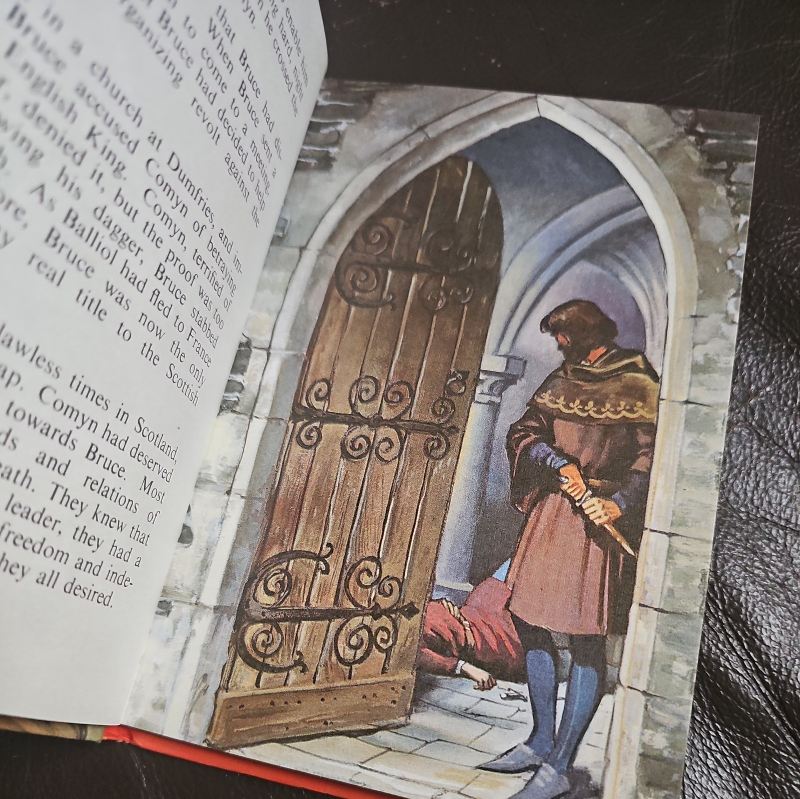 Vintage Ladybird Book Robert the Bruce Series 561 2’6d L Du Garde Peach D