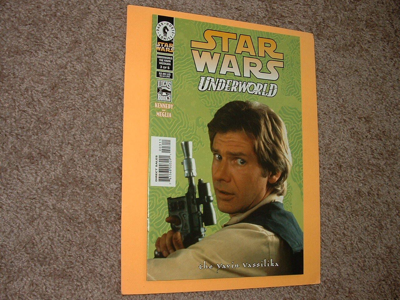 2000 Dark Horse Star Wars Underworld 3 Hans Solo Photo Sharp VF Fast Shipping