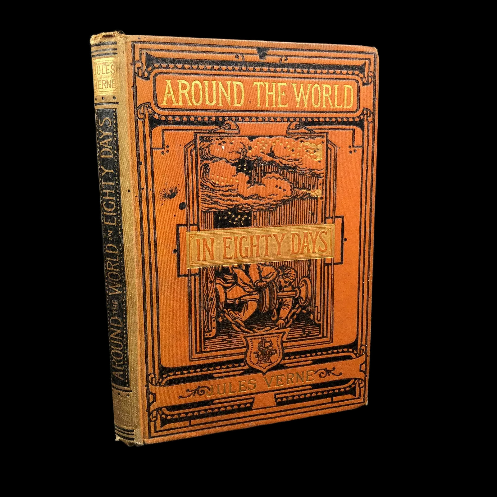 Around The World In Eighty Days ~ Jules Verne ~ 1876 UK Edition Sampson Low