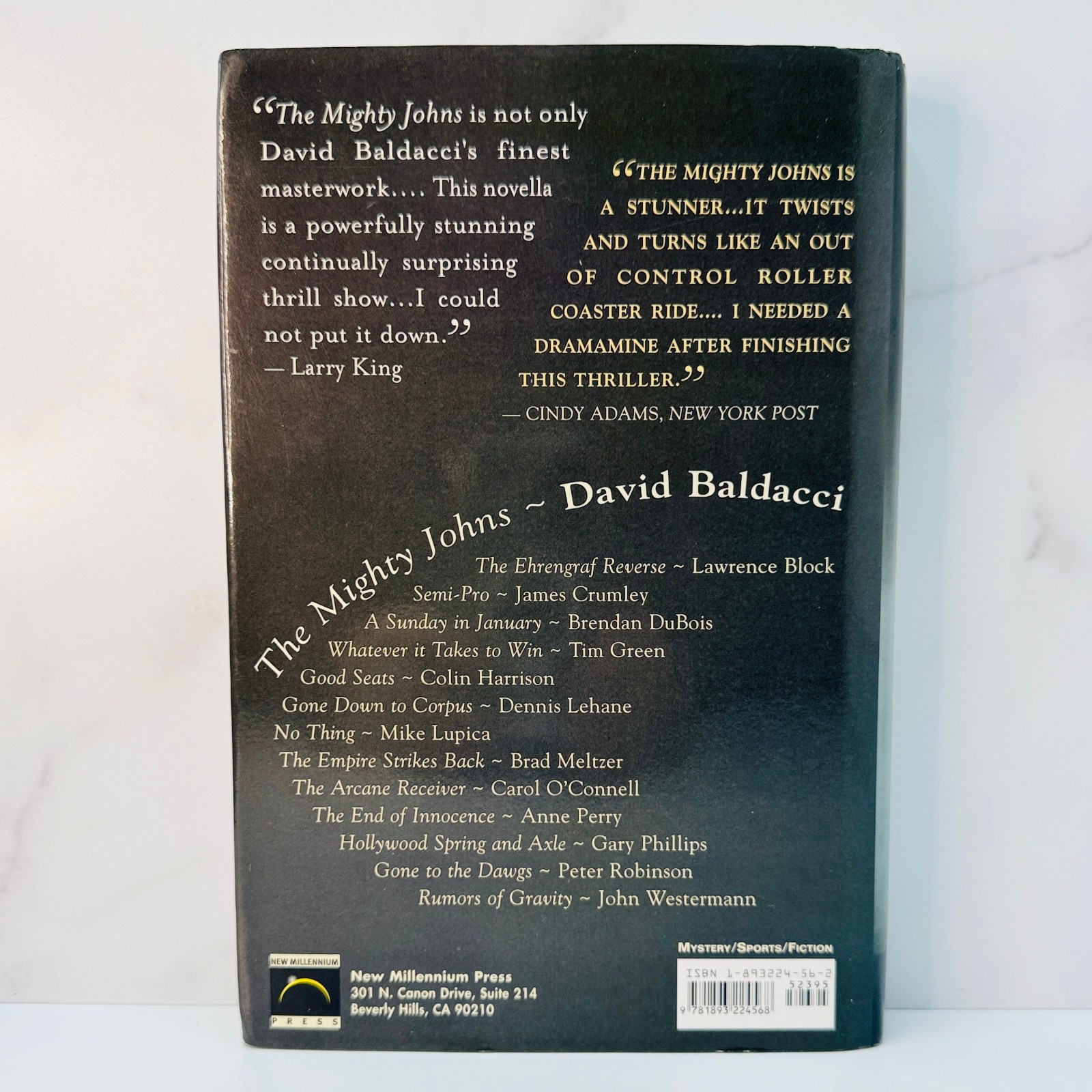 ? THE MIGHTY JOHNS by David Baldacci – Baldacci Signed HC DJ – Near Fine Copy