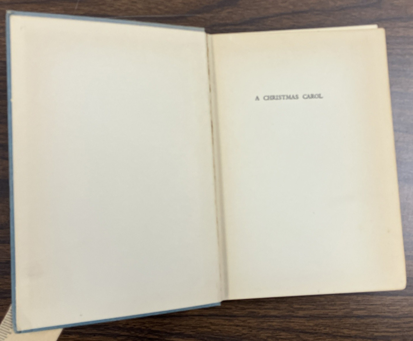 A CHRISTMAS CAROL – Charles Dickens – 1933 – Vintage