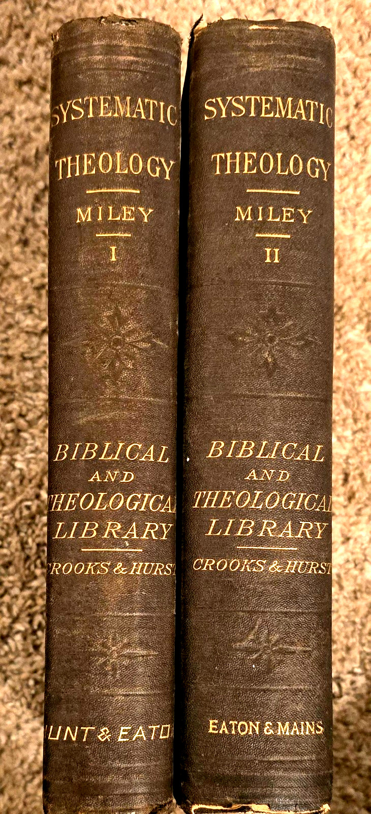 SYSTEMATIC THEOLOGY 2 VOLS COMPLETE JOHN MILEY METHODIST DREW UNIVERSITY