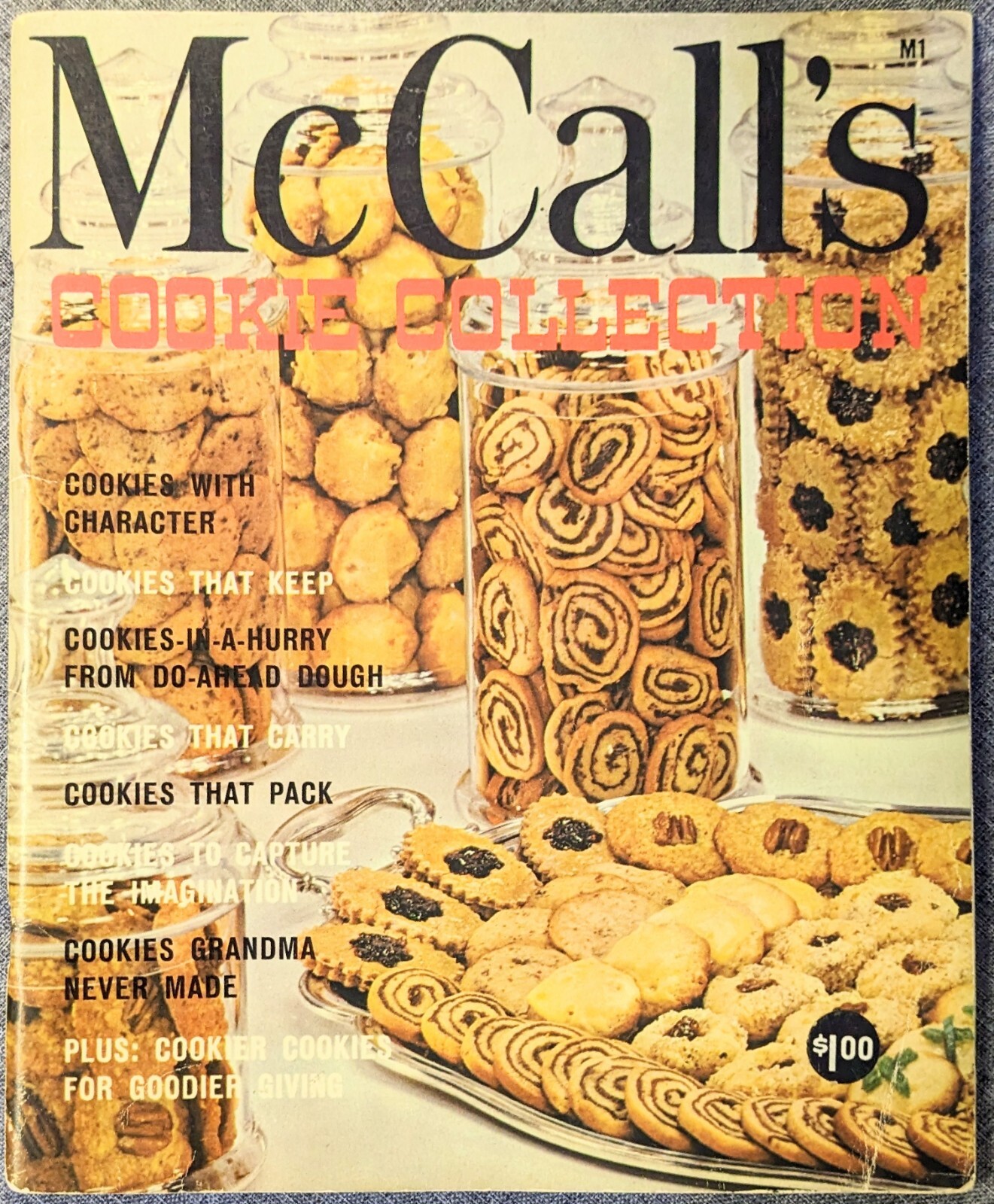 MCCALLS COOKIE COLLECTION Recipes 1st Ed Christmas Cookies PB 1965