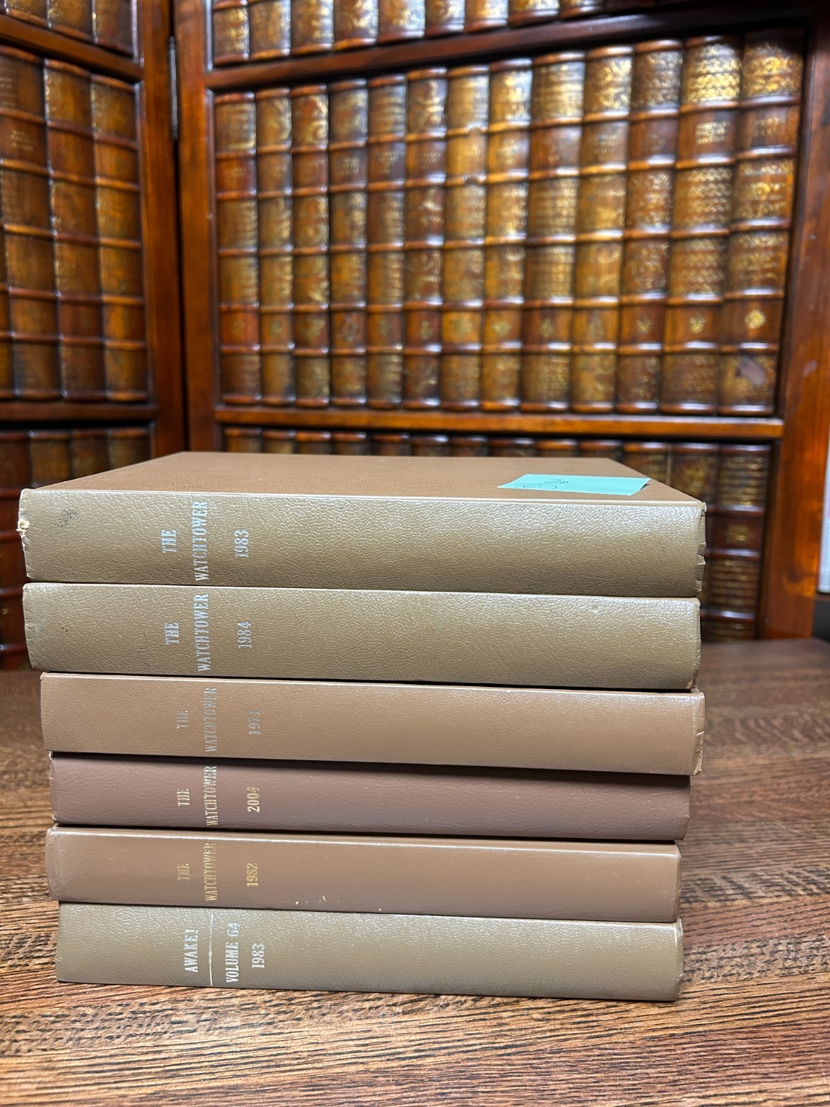 THE WATCHTOWER, Jehovah’s Kingdom, Hardcover Lot of 6; 1970s, 1980s, 2000s