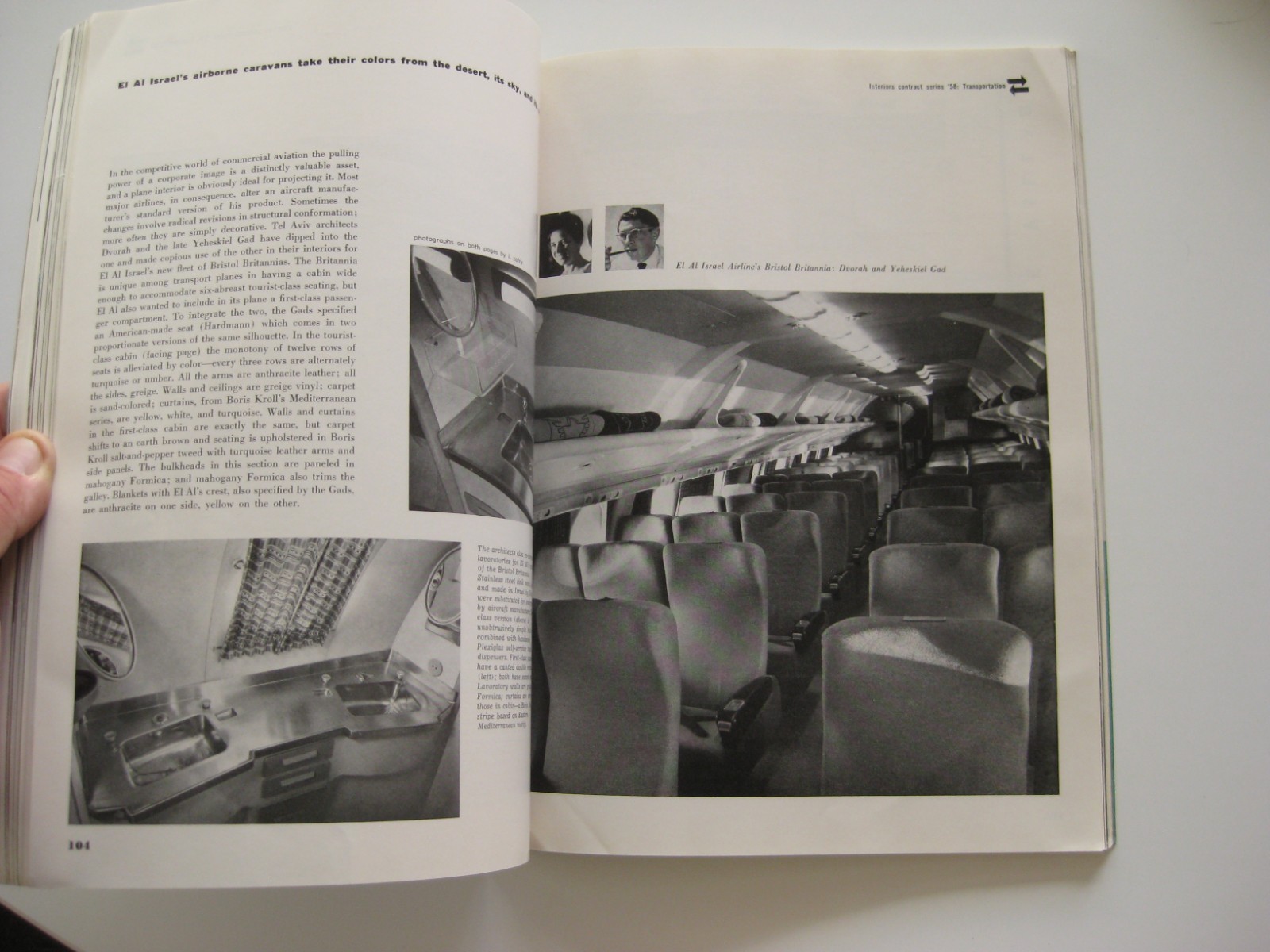 Vtg 1958 Interiors Magazine September Arnold Saks Cover Mid Century Design Art