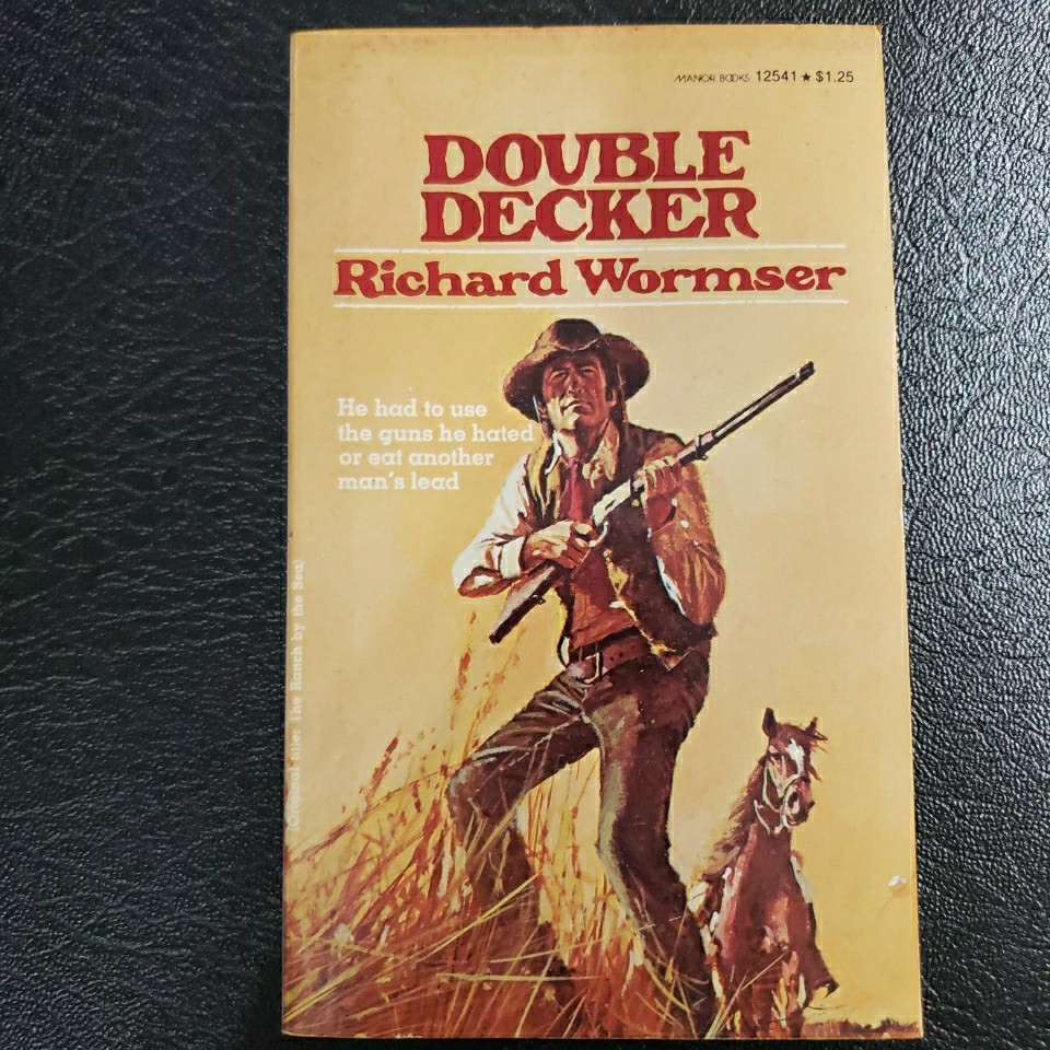 Double Decker by Richard Wormser First 1st Ed VG PB 1970 w/Original Ad