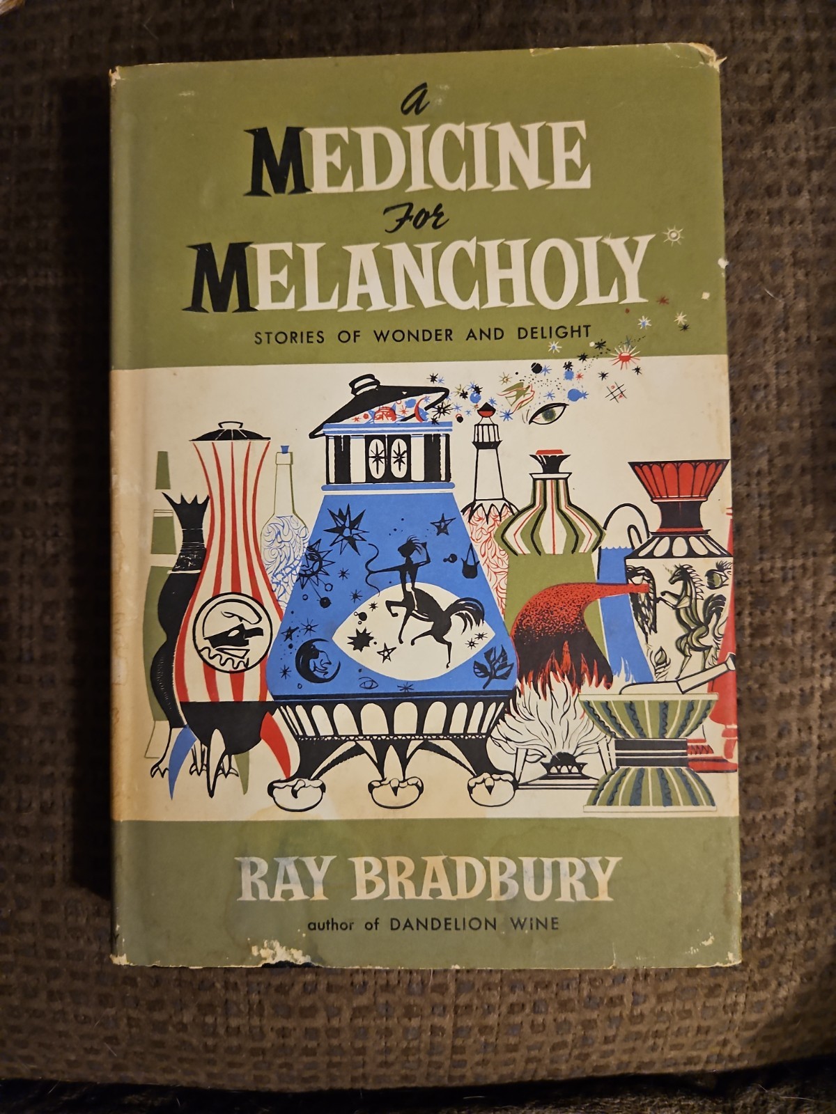 A Medicine for Melancholy Stories Of Wonder & Delight, Bradbury, 1959, Hardcover