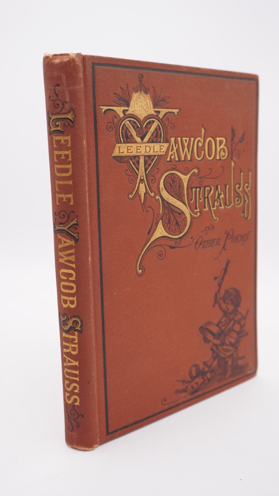 1878 Leedle Yawcob Strauss and Other Poems by Charles Adams 1st Edition, Antique