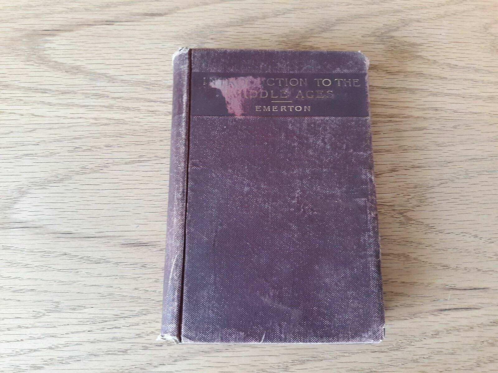 An Introduction to the Study of the Middle Ages (375-814) Ephraim Emerton 1896