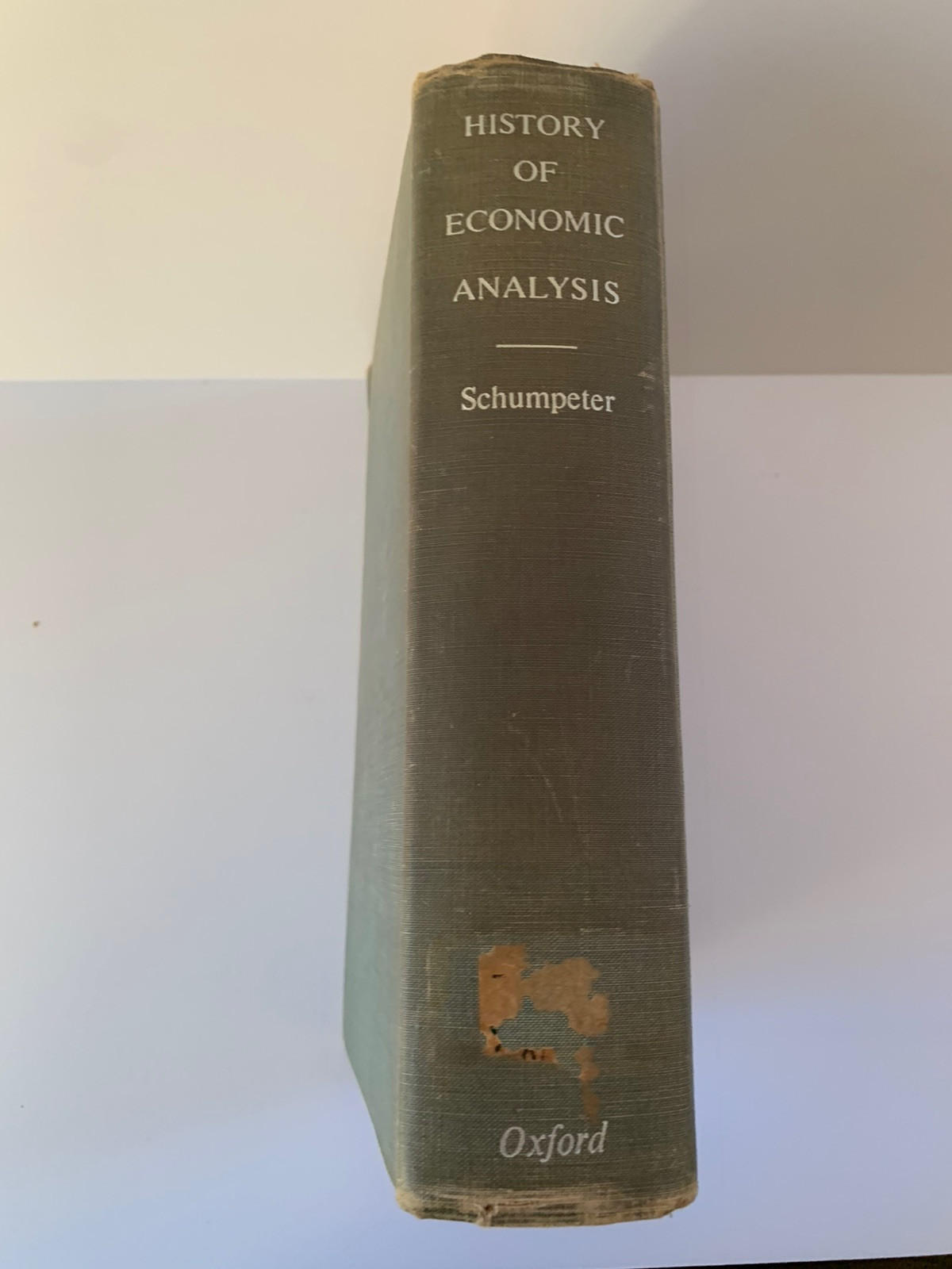 History Of Economic Analysis ~1954 HC~ Joseph A. Schumpeter Oxford U Chile Libr