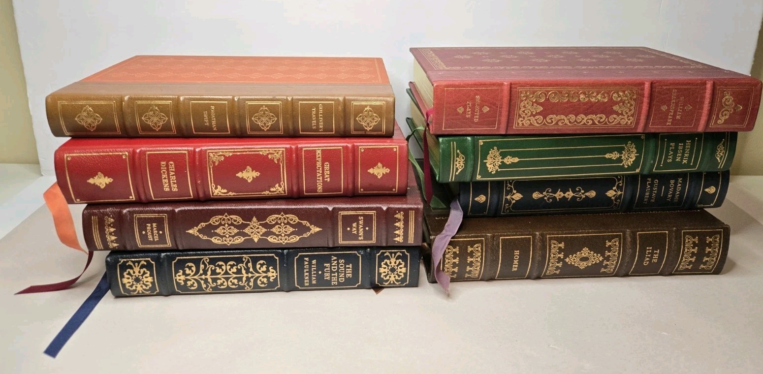 Franklin Library Lot Of 8 Collectable Hard Cover Books