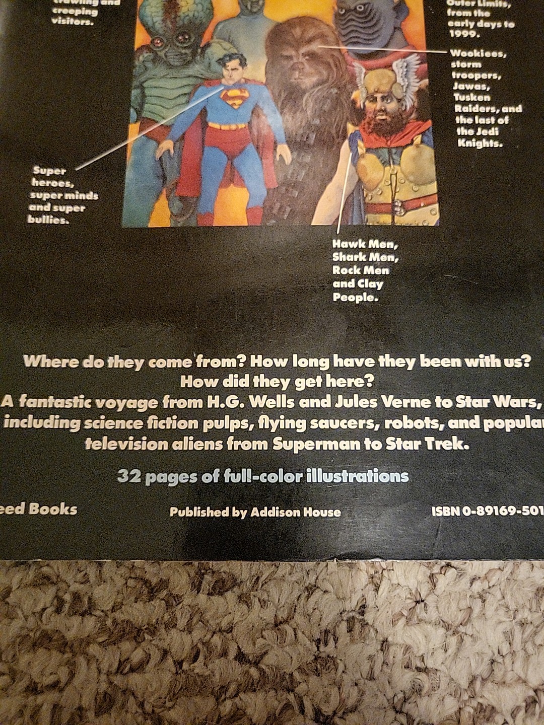 Vintage 1978 Softcover Alien Creaturea By Richard Siegel And J C Suares