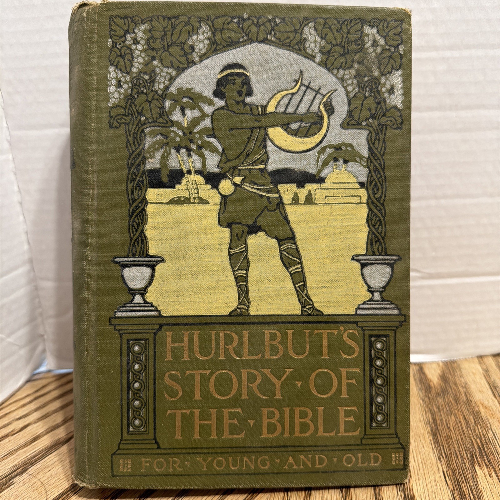 Hurlbut’s Story of the Bible by Rev. Jesse Hurlbut (1904 Hardcover) Antique Book