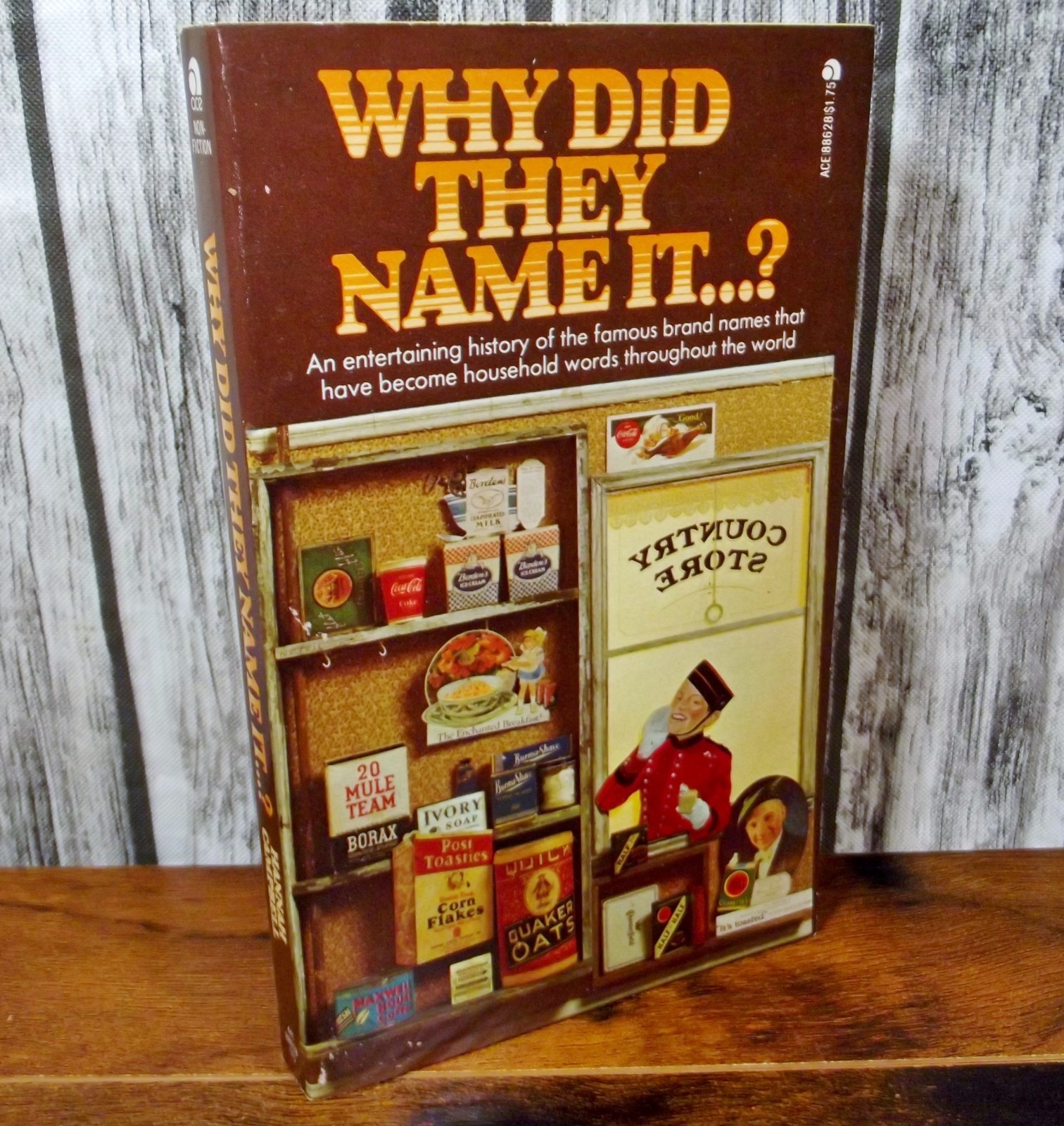 Why Did They Name It? Entertaining History of Brand Names Vintage 1964 Paperback
