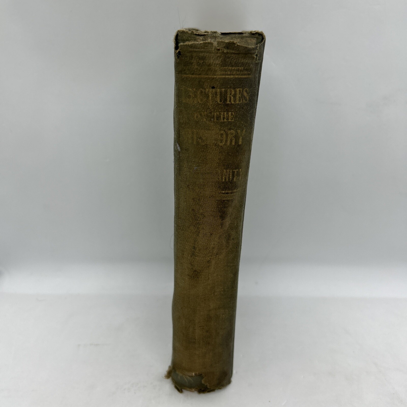 RARE 1842 Lectures On The History Of Christianity George W Burnap Vintage Book