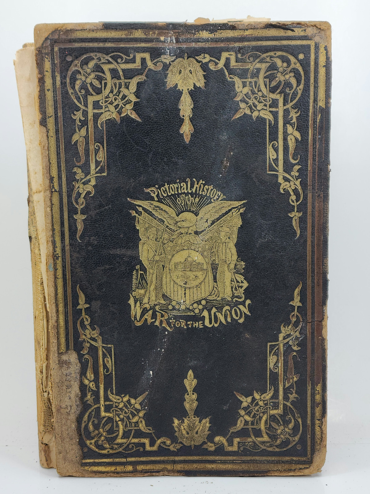 RARE ANTIQUE BOOK: PICTORIAL HISTORY OF THE WAR OF THE UNION 1866 Ann S Stephens