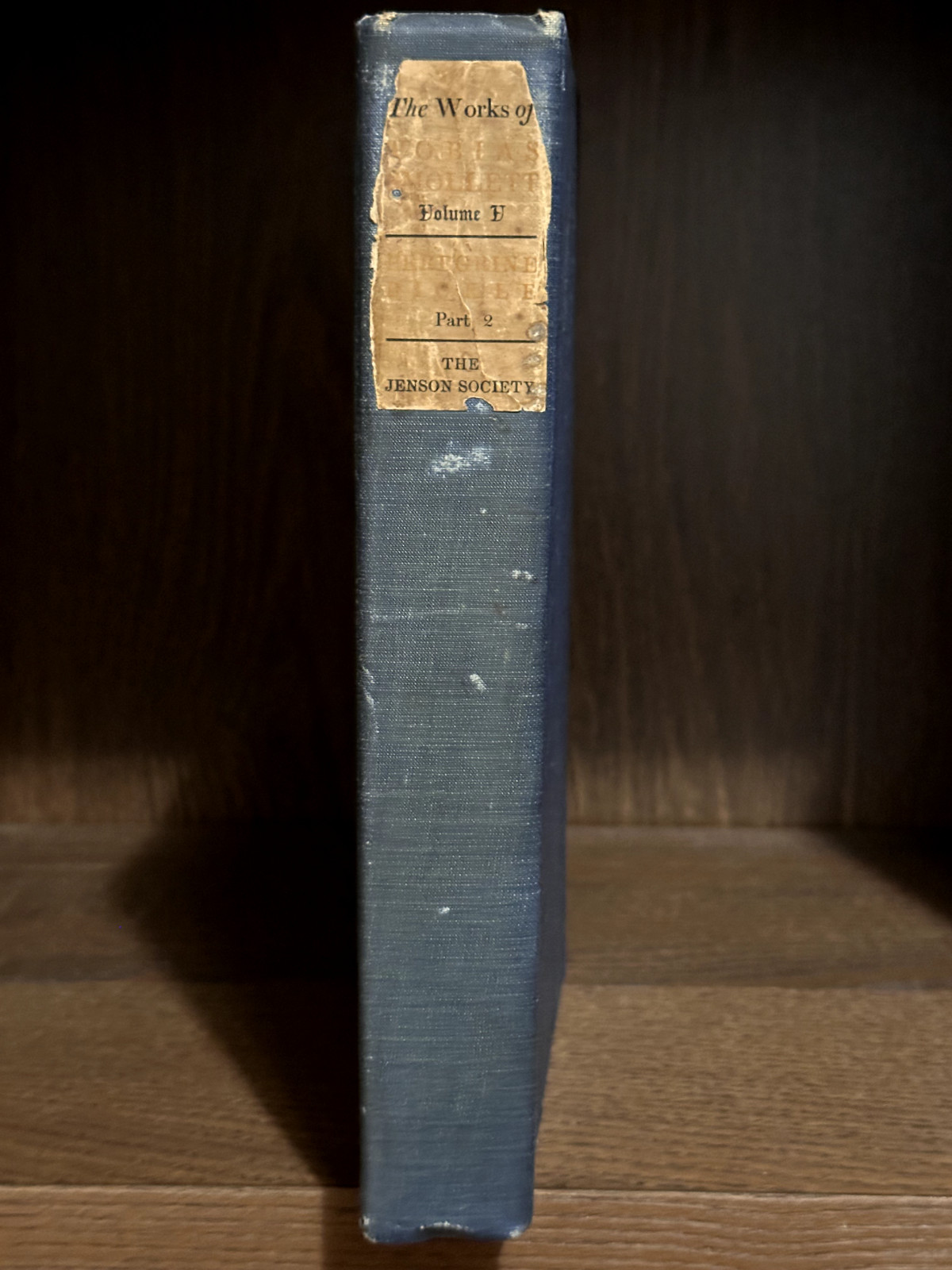 LOT WORKS OF TOBIAS SMOLLETT LIMITED NUMBERED EDITION 481/1,000 JENSON SOCIETY