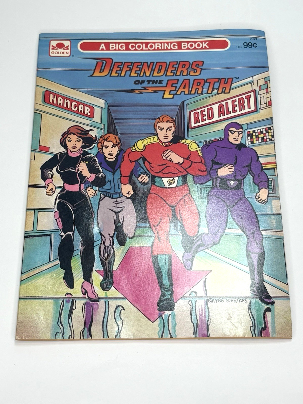 Defenders of the Earth Golden Big Coloring Book 1986 Unused Vintage 1980s