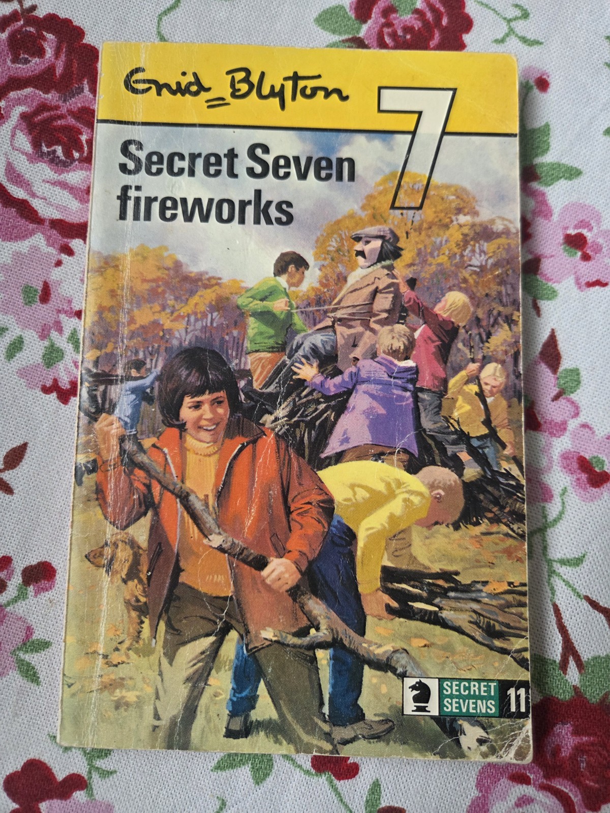 Retro ‚Secret Seven Fireworks‘ By Enid Blyton Paperback Book 1972 Children’s