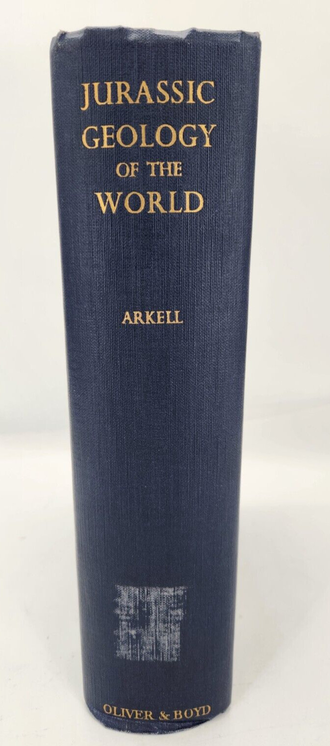 RARE TRUE FIRST EDITION *Jurassic Geology of the World* WJ Arkell HC 1956
