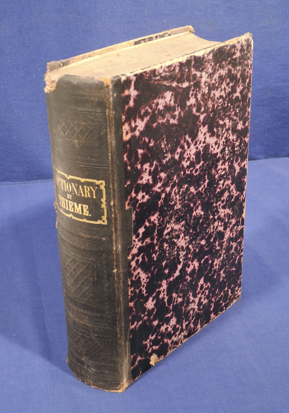 1880’s English-German + German-English Critical Dictionary Thieme Preusser Antiq