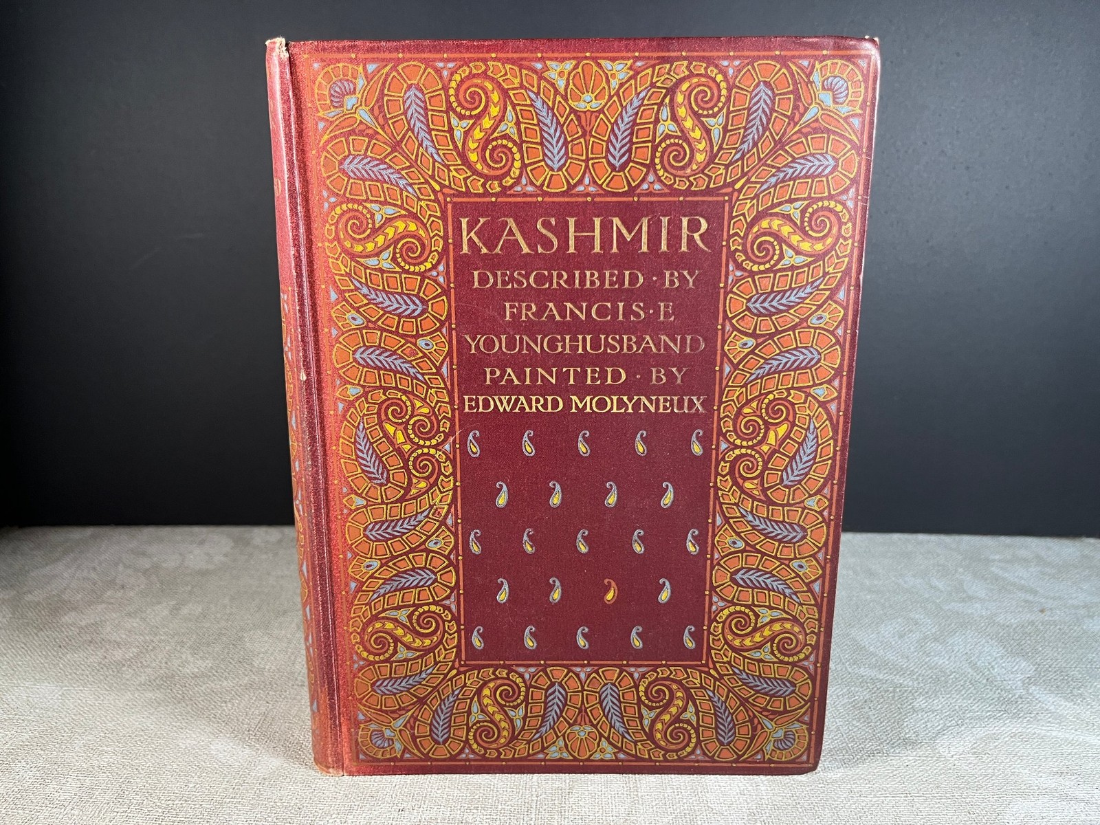 1909 Kashmir by Sir Francis Younghusband Hardcover Adam and Charles Black