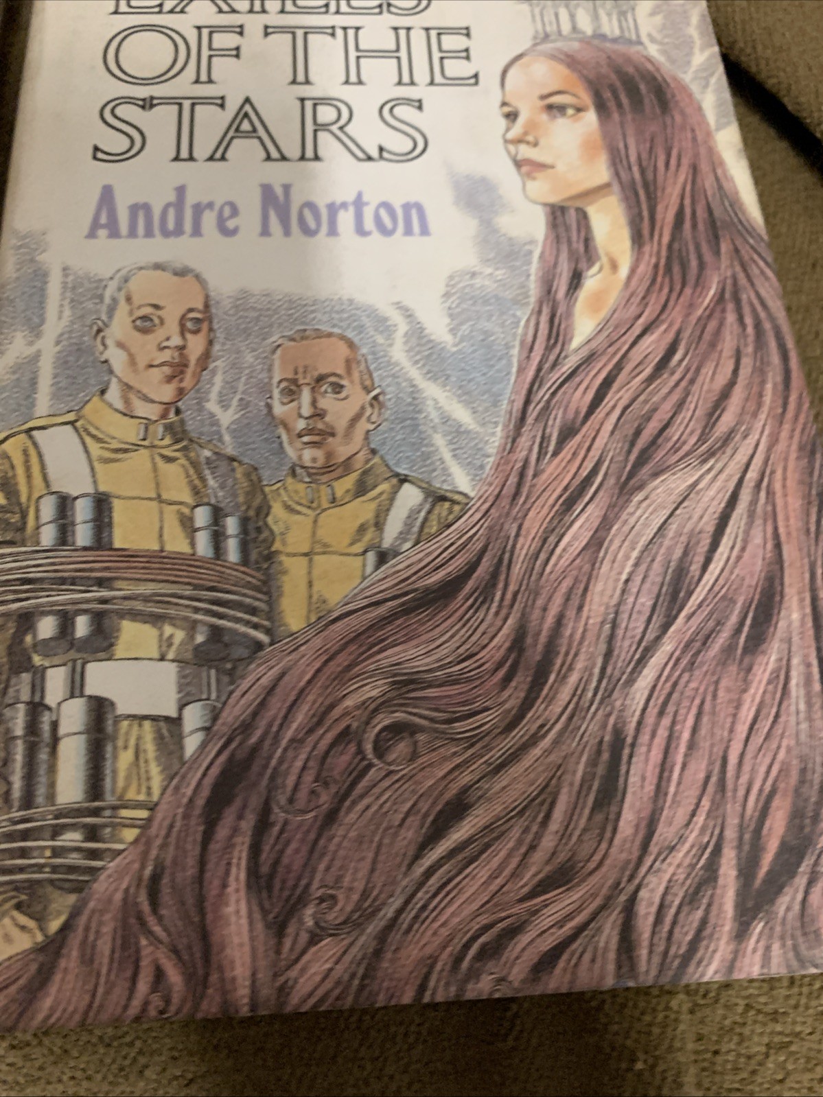 Andre Norton UNCHARTED STARS First Edition in jacket 1969 Exile In Stars Vintage
