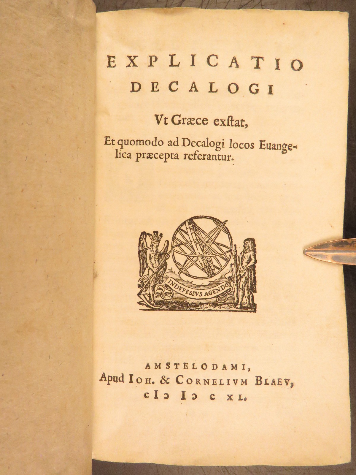 1640 – Ten Commandments Commentary – Hugo Grotius | Dutch Arminianism