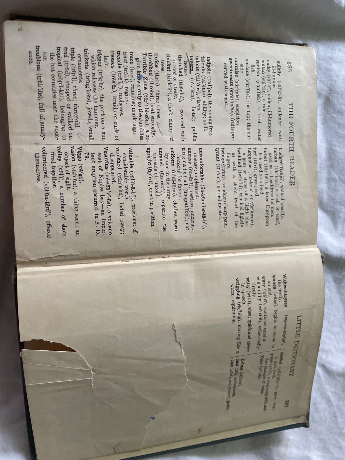 Bobbs-Merrill Fourth Reader Hardcover 1922 Kansas Edition Illustrated By Vera St