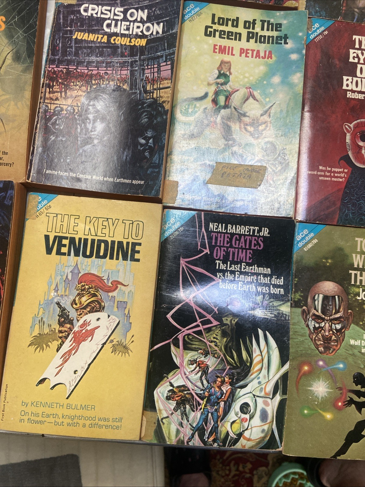 Vintage Ace Double Paperbacks SCI-FI lot of 24 science fiction novels 1960s