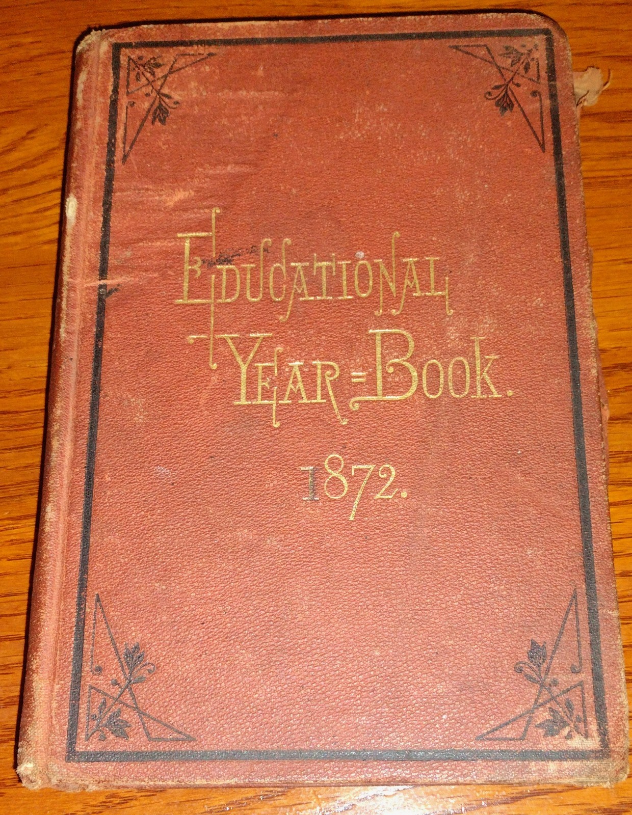 Educational Yearbook 1872 published by A.S. Barnes & Company 1872