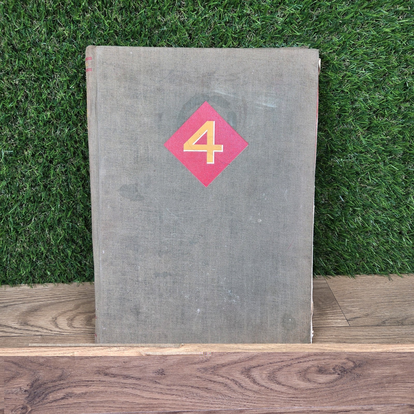 The Fourth Marine Division in World War II (1946) First Edition – Reading Copy