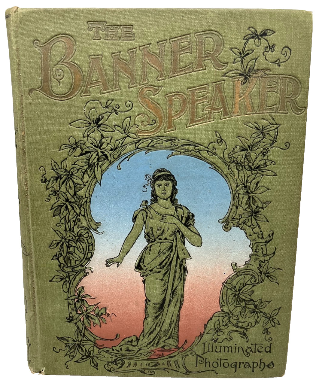 The Banner Speaker – Illuminated Photographs Elocution Illustrations Late 1800’s