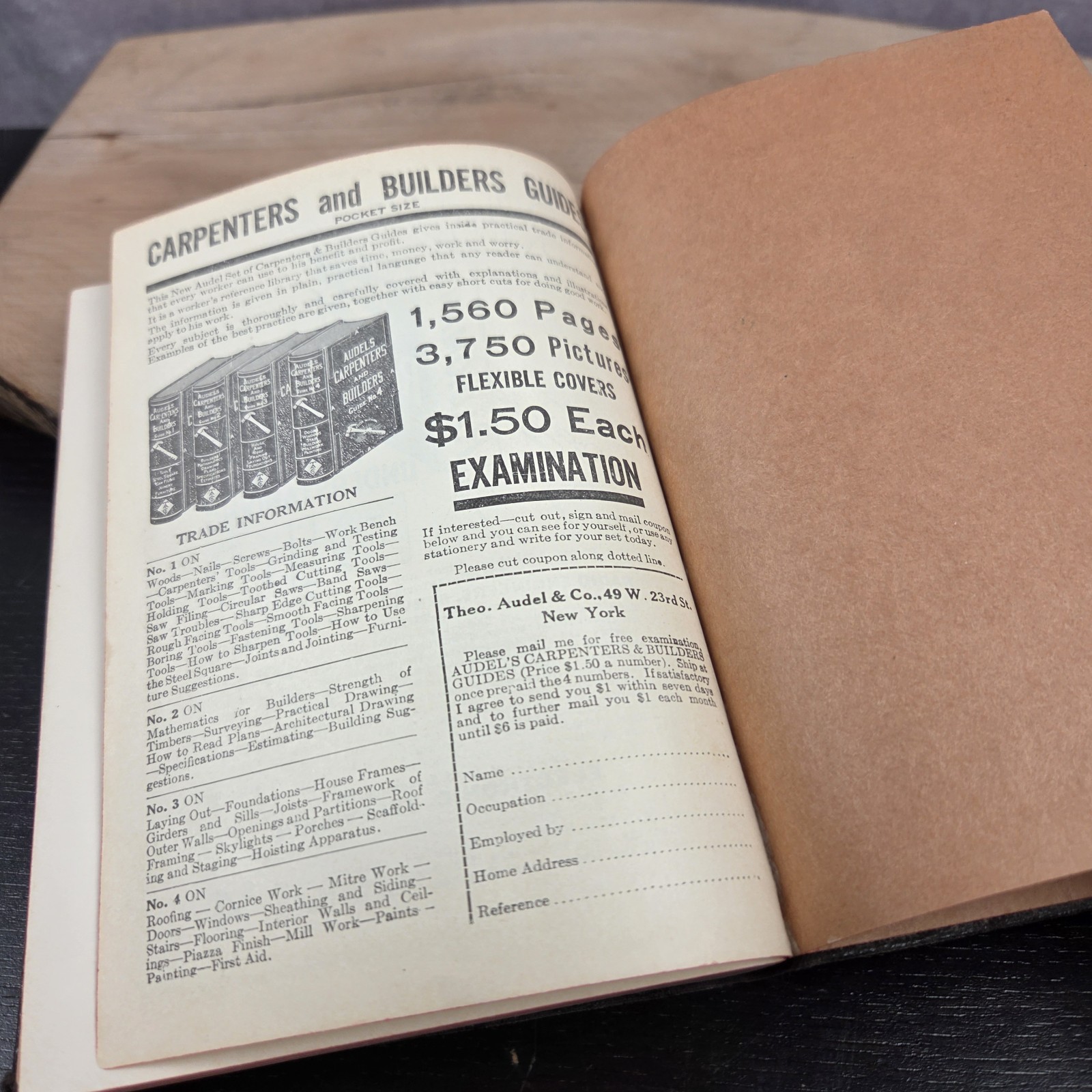 Audels Carpenters and Builders Guide Complete Volume #3 Vintage 1940 Edition