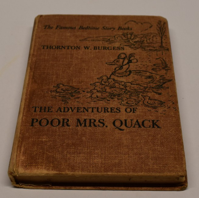 1945 THE ADVENTURES OF POOR MRS. QUACK bedtime story-books THORNTON W. BURGESS