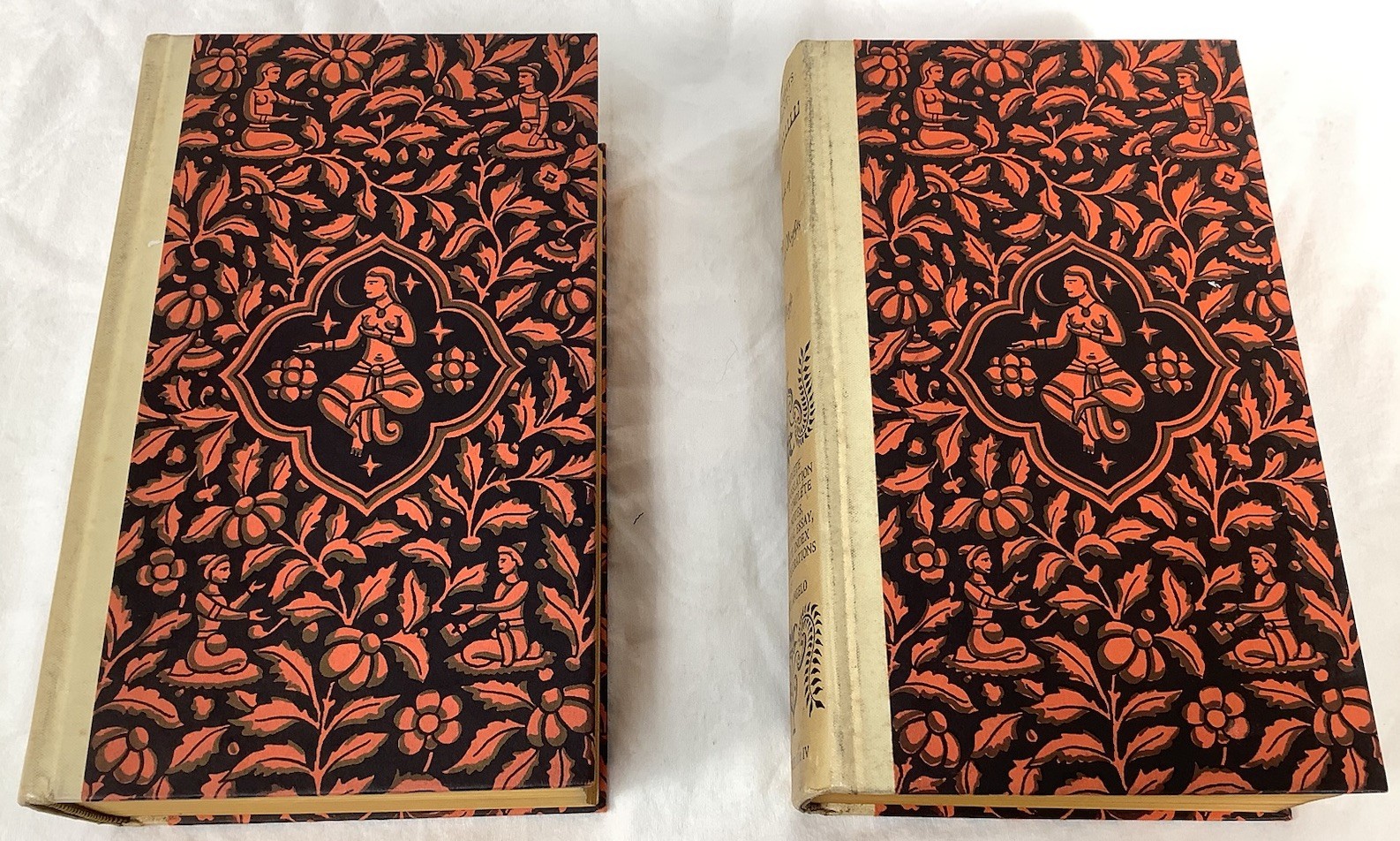 The Arabian Nights 2 Vol Set Heritage Press Richard Burton Valenti Angelo 1934