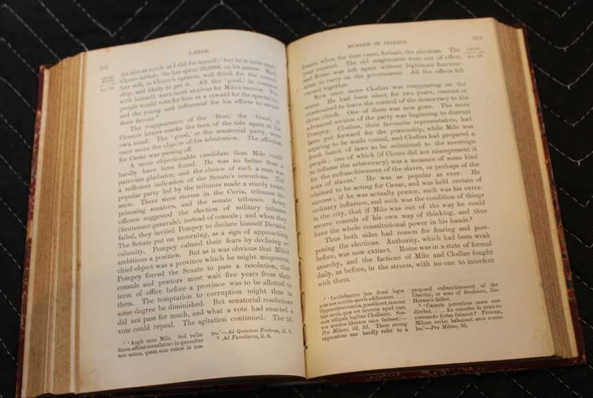 1879 “Caesar: A Sketch” By James Anthony Froude, Leather Bound Edition