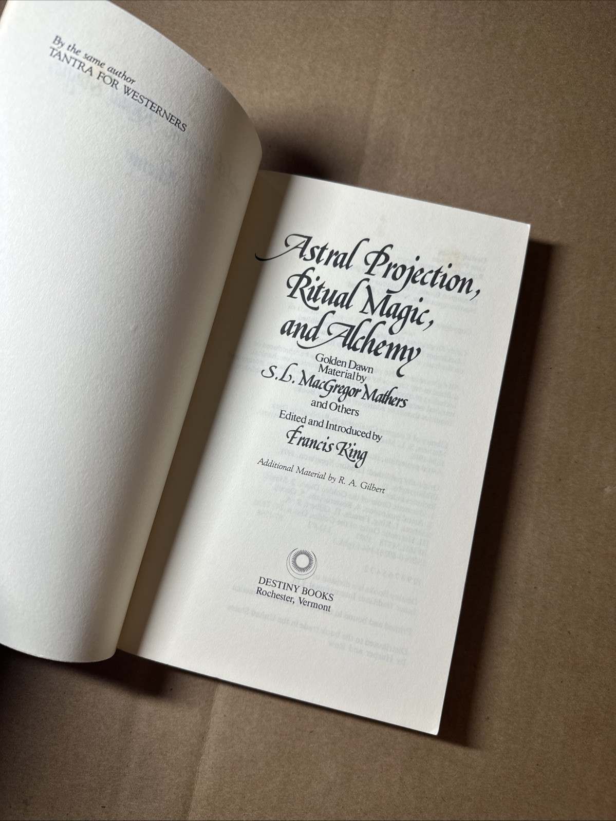(#26). Astral projection, Ritual Magic and Alchemy. Golden Dawn Material.