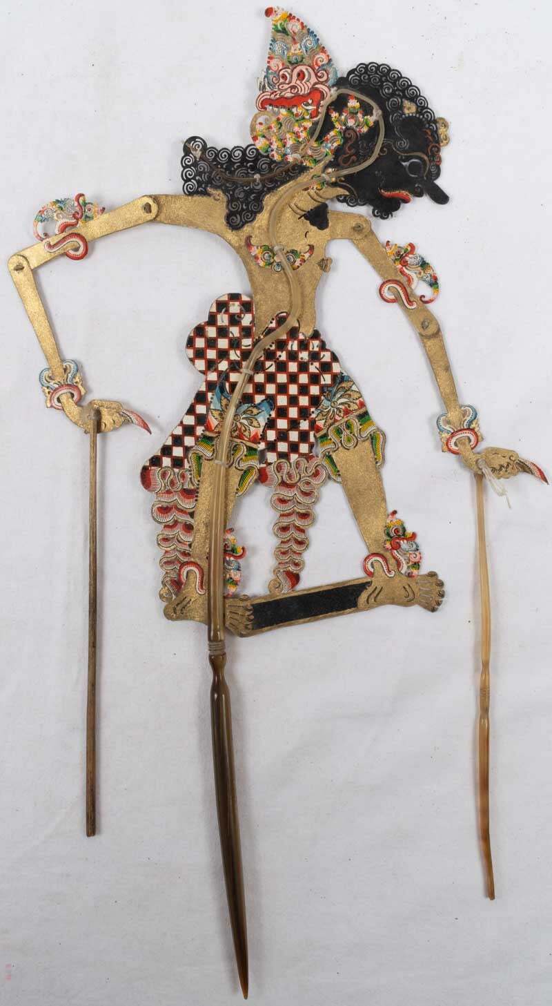 WAYANG KULIT: INDONESIAN SHADOW PUPPETS / Bima / Werkadura / Bratasena 1970