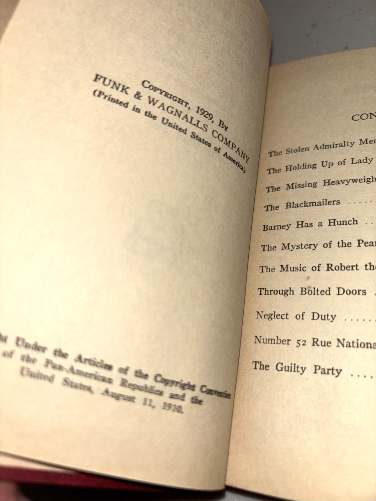 The World’s Best 100 Detective Stories Complete 10 Volume Set 1929 Funk Wagnalls
