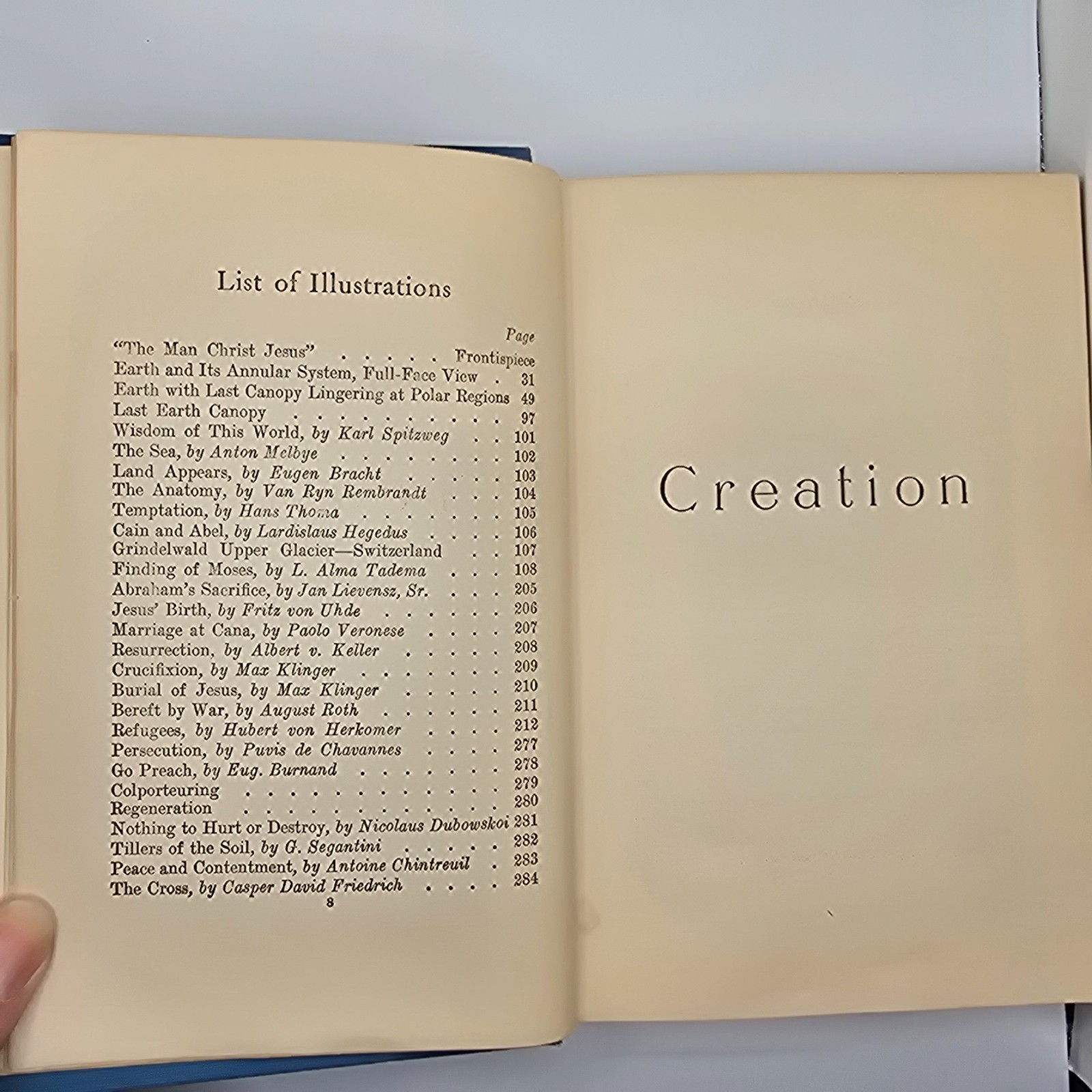 Creation by J.F. Rutherford Antique Book 1927 Watchtower JW Hardcover Blue READ