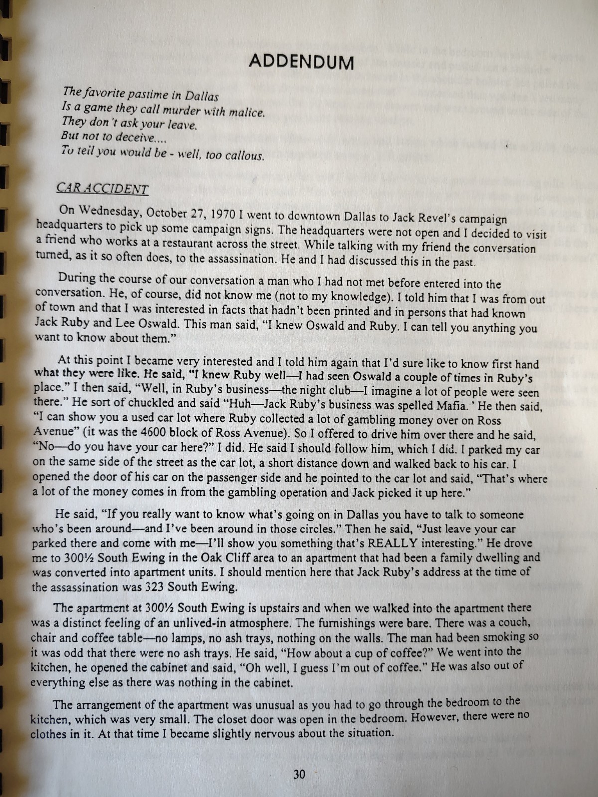 JFK Conspiracy Theory „When They Kill a President“ Roger Craig 1st Edition 1971