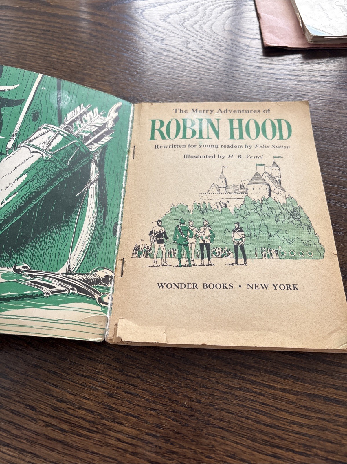 Merry Adventures of Robin Hood, Wonder Books, Softcover, 1955 – 035-025