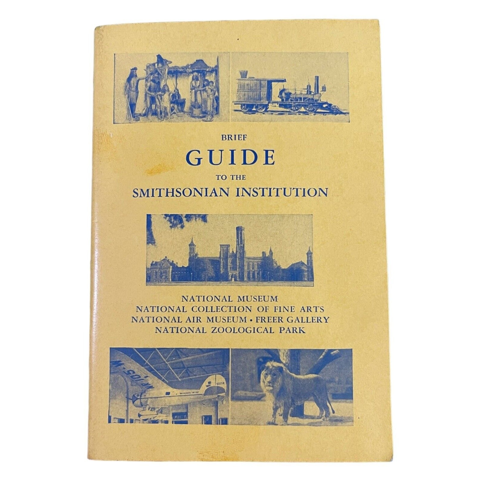 Guide To The Smithsonian Institution Booklet ca 1958